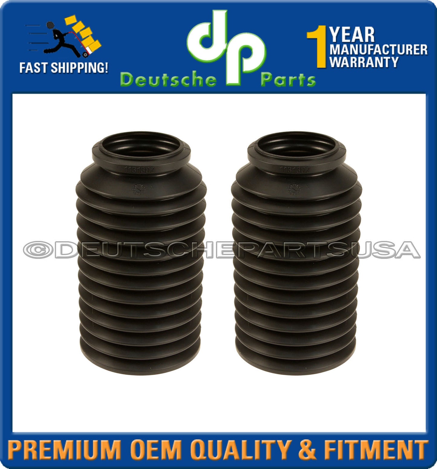 Porsche 911 Boxster Cayman Strut Dust Bellow Left + Right 99634350500 Set of 2