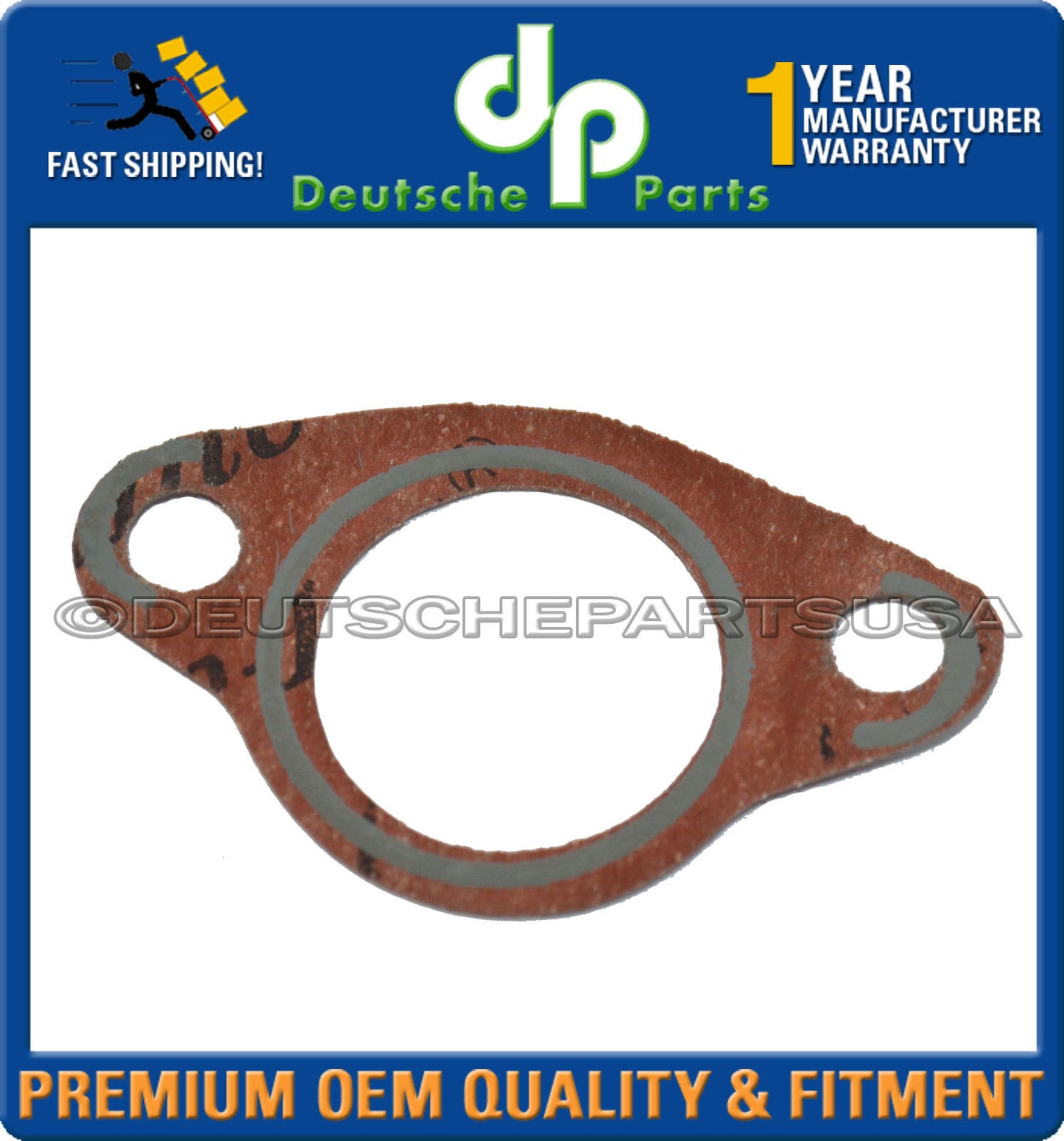 Porsche 924 944 Gasket for Water Hose Flange on Cylinder Head 944 104 311 06