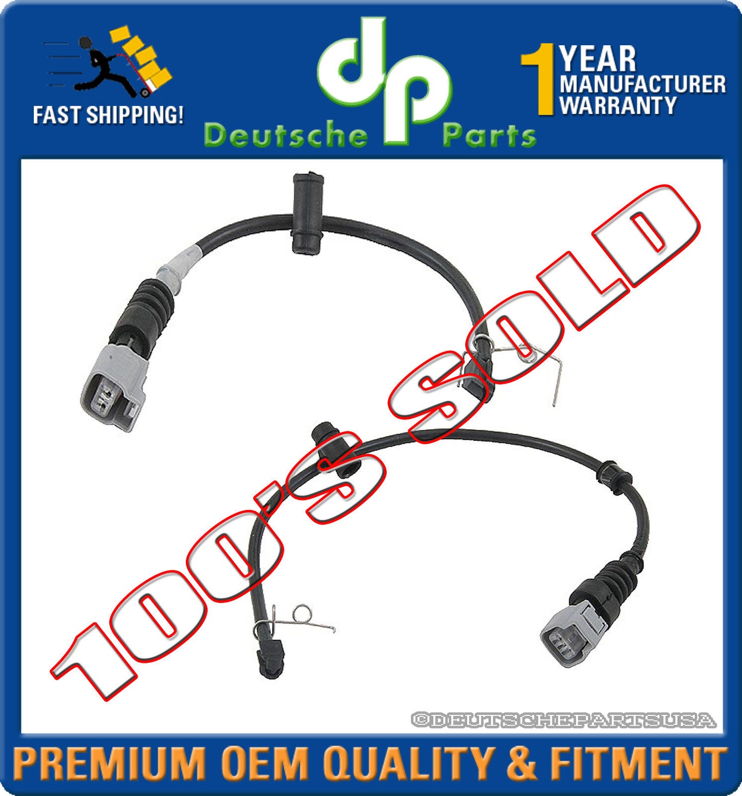 BRAKE PAD WEAR SENSOR INDICATOR RIGHT FRONT & REAR  FOR LEXUS LS430 LS 430 SET