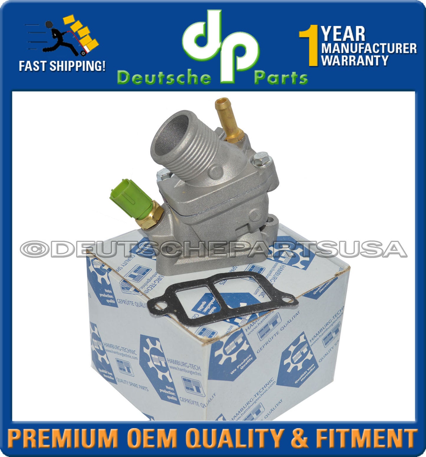 Volvo S60 S80 V70 C70 XC70 XC90 ENGINE THERMOSTAT + SENSOR  + GASKET 31293698