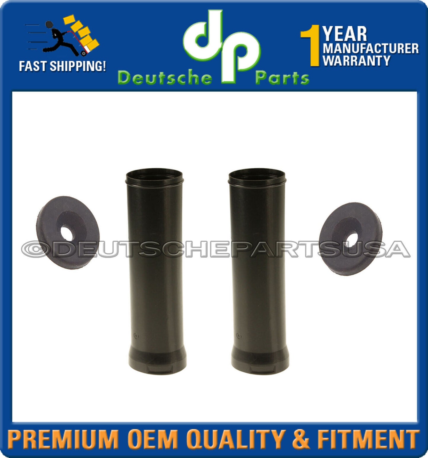 BMW E30 REAR SPRING STRUT PROTECTION TUBE SHOCK BUMP STOP 33521129263  Set of 4