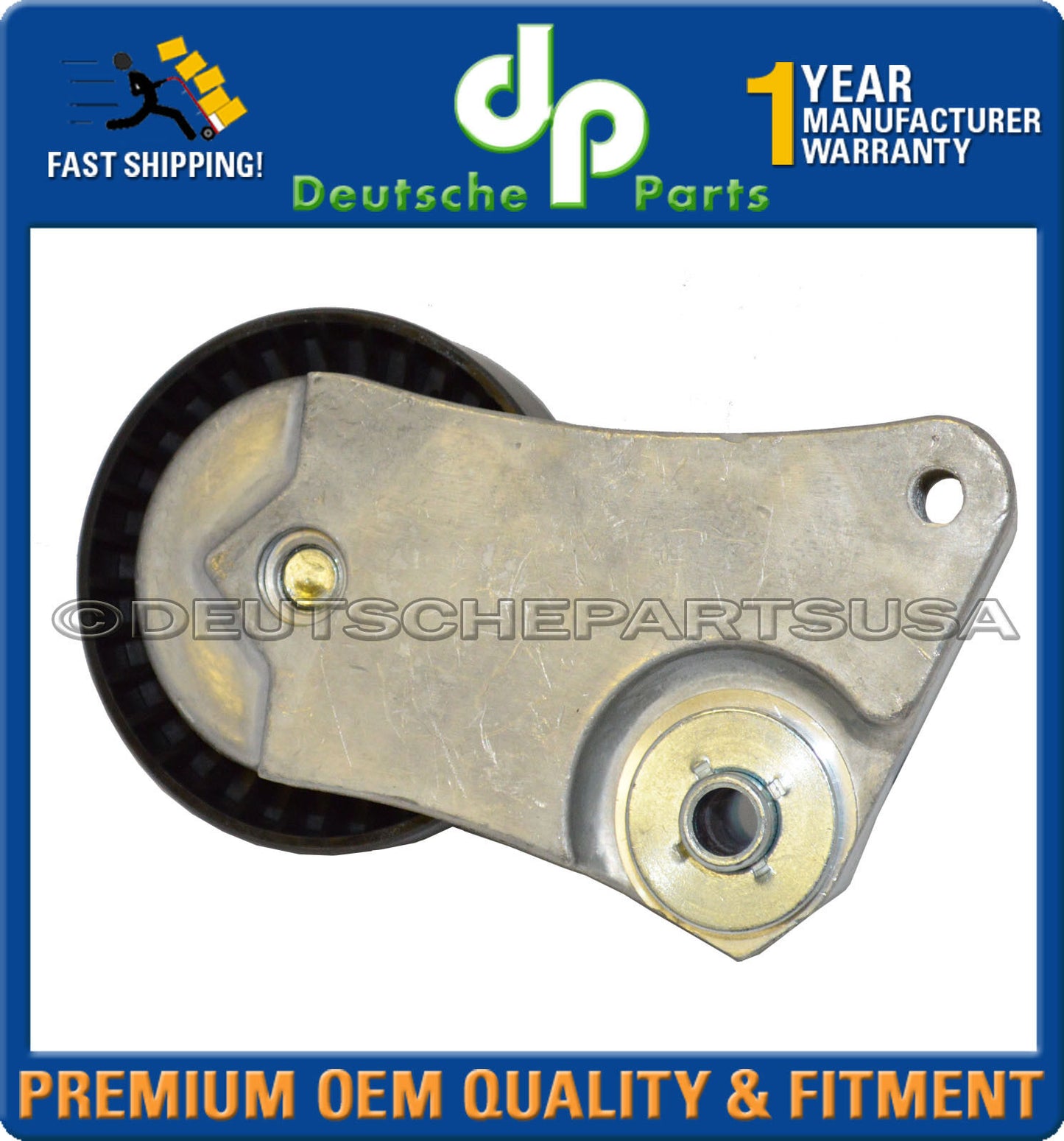 Porsche Cayenne GTS S TURBO Drive Belt Tensioner Arm with Roller 94810240323