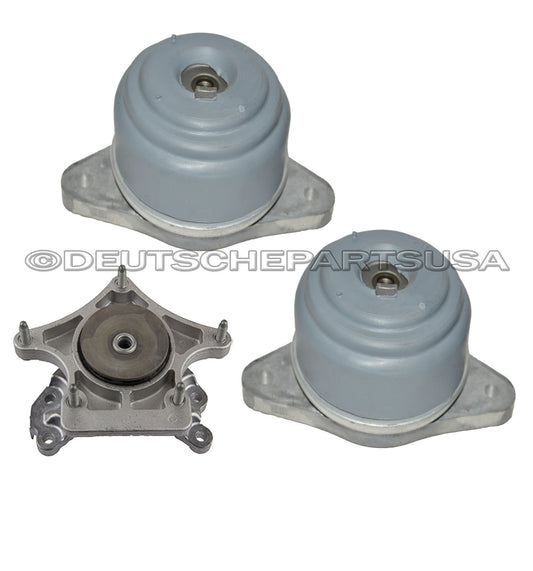 HYDRAULIC ENGINE MOTOR TRANSMISSION MOUNT MOUNTS for MERCEDES W212 LH + RH SET 3