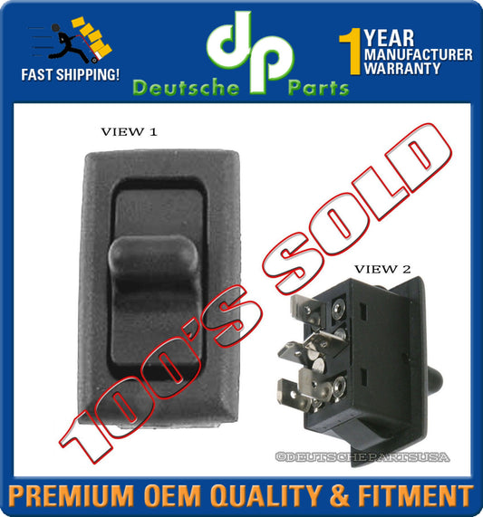 PORSCHE 911 930 912 CARRERA 2 POWER WINDOW DOOR SWITCH 91161362103