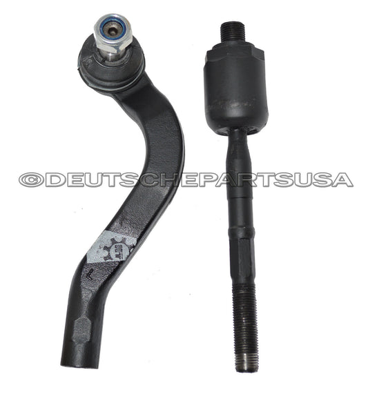 MERCEDES W210 4Matic INNER + OUTER Tie Rod LEFT 2103380915 2103381115 SET 2