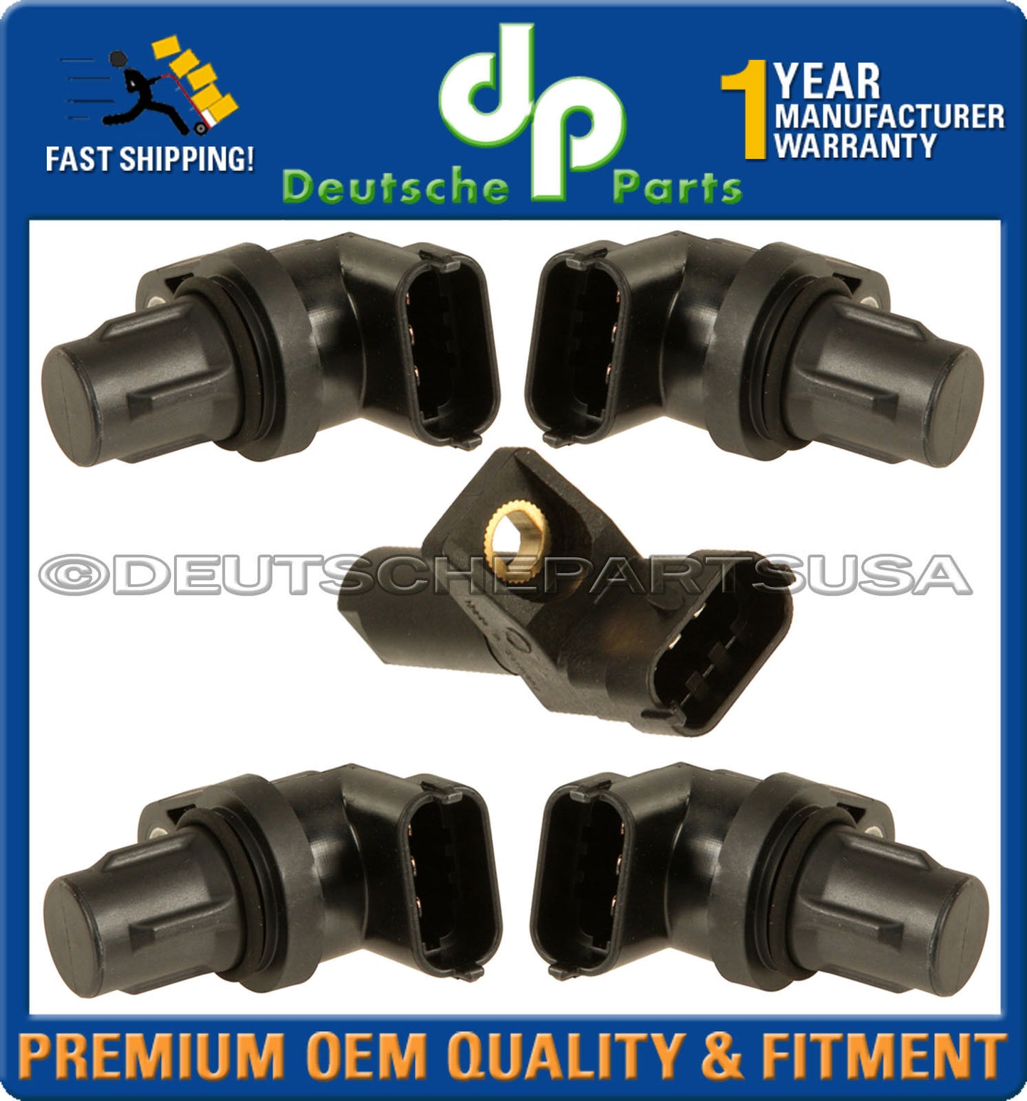 Mercedes W203 W211 W164 W221 Camshaft CAM + Crankshaft  Position Sensors - Set 5