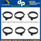 For Porsche Panamera 3.6 V6 Valve Cover Spark Plug Gasket 94810593702 Set of 6
