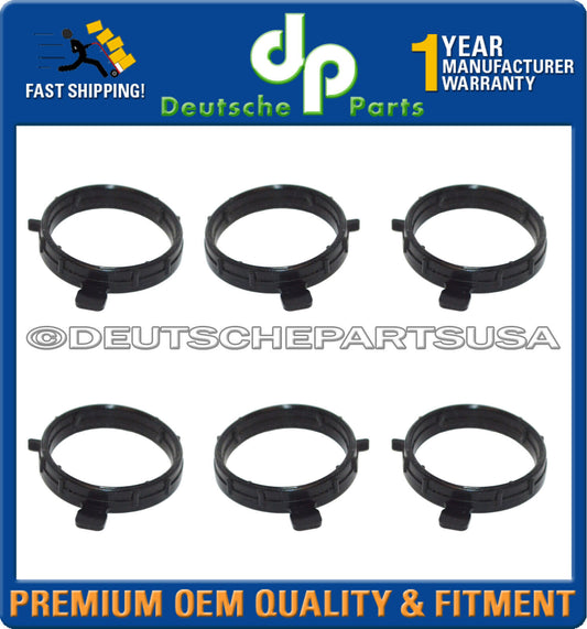 For Porsche Panamera 3.6 V6 Valve Cover Spark Plug Gasket 94810593702 Set of 6