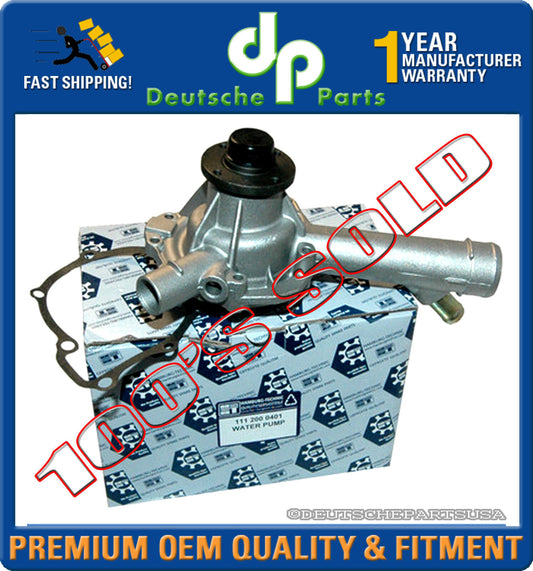 MERCEDES W202 C220 C230 WATER PUMP + GASKET SET 1112004001 111 200 40 01