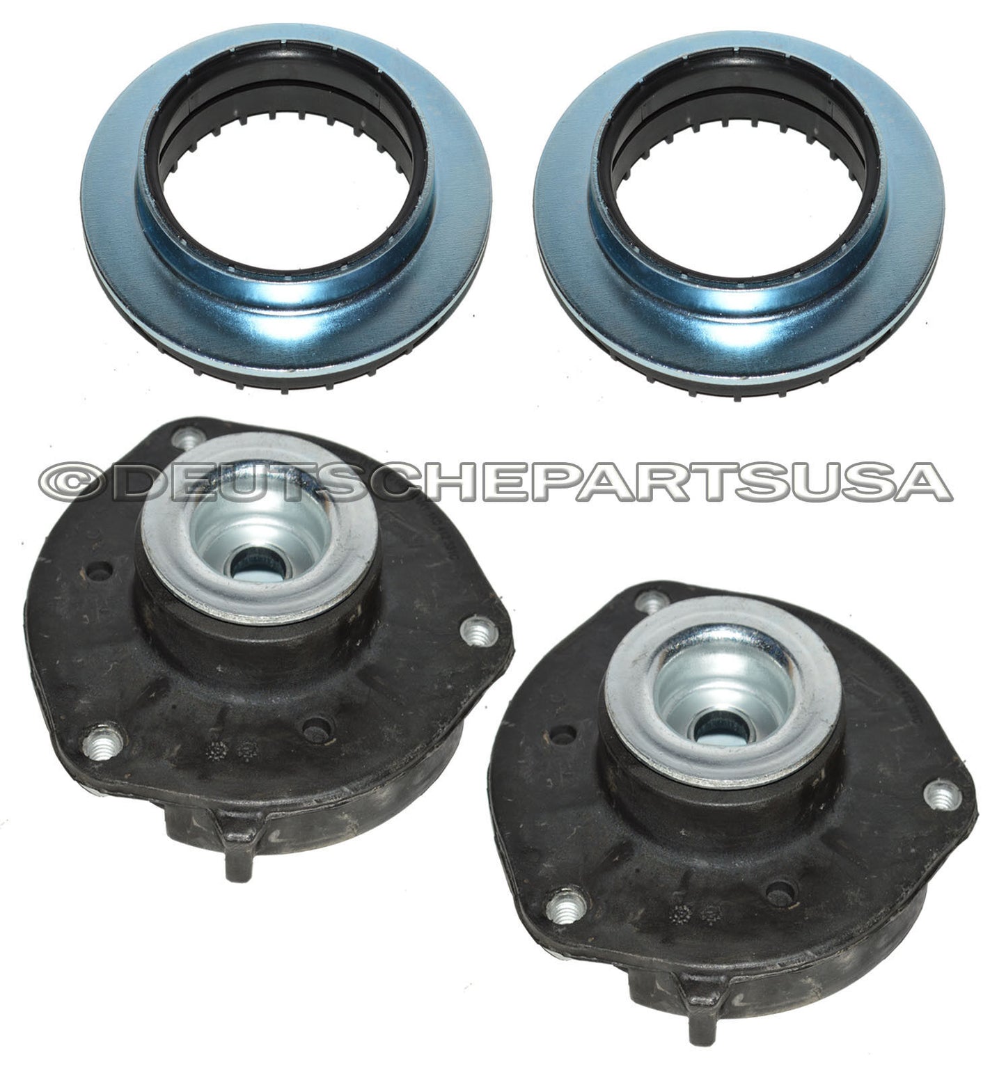 AUDI VW FRONT STRUT MOUNT MOUNTS + BEARING BEARINGS 1K0412331B 6N0412249C Set 4