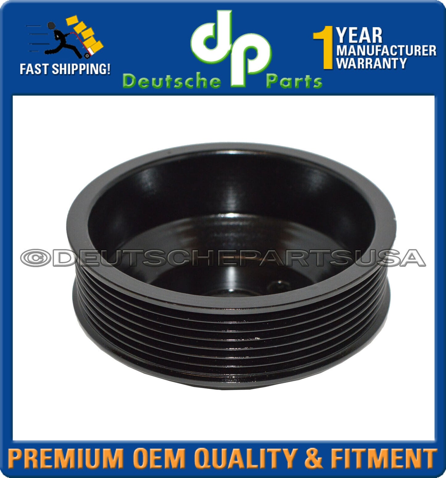 Porsche Cayenne Panamera Engine Water Pump Pulley-Heavy Duty Aluminum Upgrade