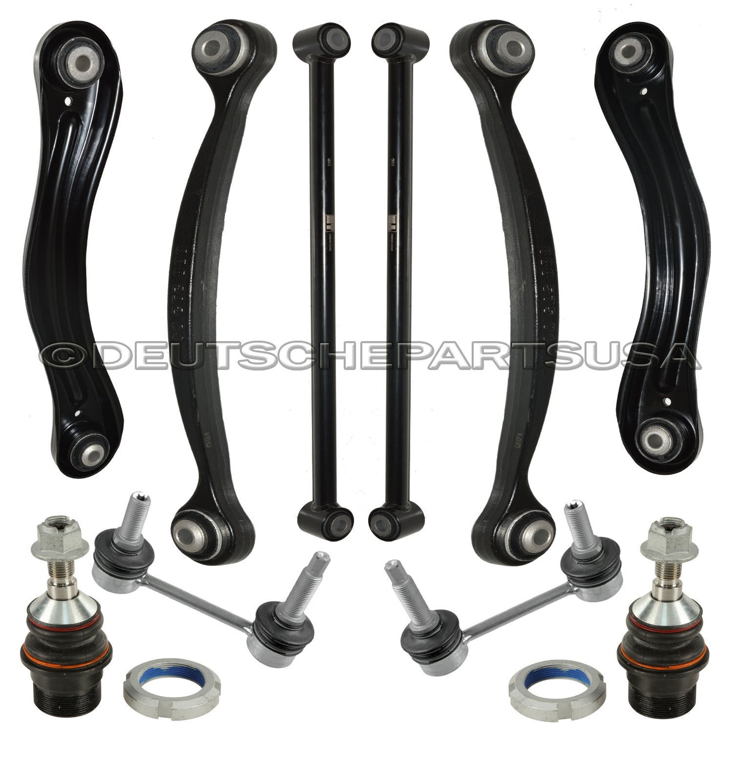 Mercedes W251 FRONT REAR CONTROL ARM BALL JOINT BUSHING TIE ROD SUSPENSION KIT