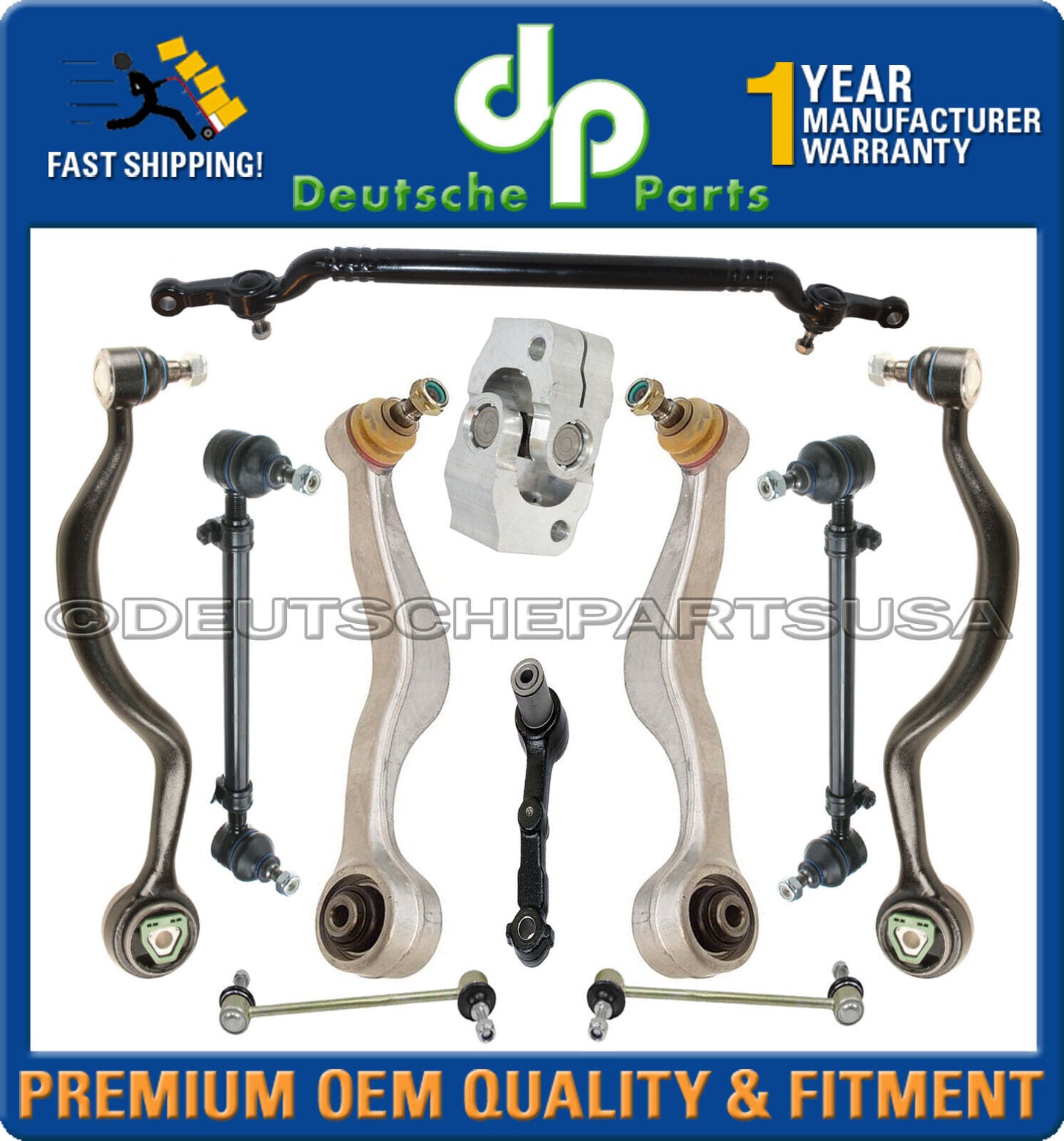 Control Arm Arms Ball Joint Center Drag Link Tie Rod Coupling BMW E31 Suspension