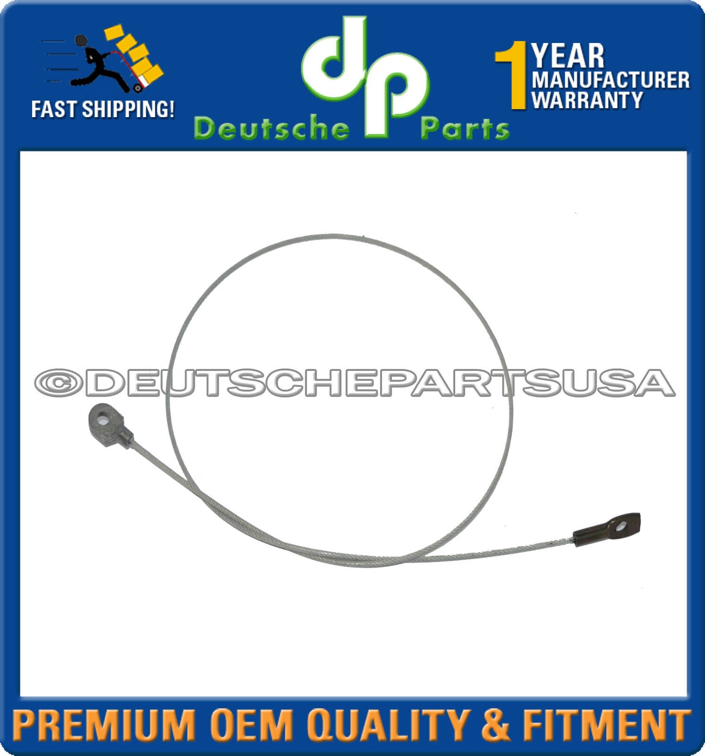 Porsche 987 Boxster Convertible Top Tension Cable 987 561 915 00 L + R Set of 2