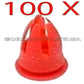 100 x Red Fender & Door Molding trim Clips for Various Mercedes Benz #0019882081