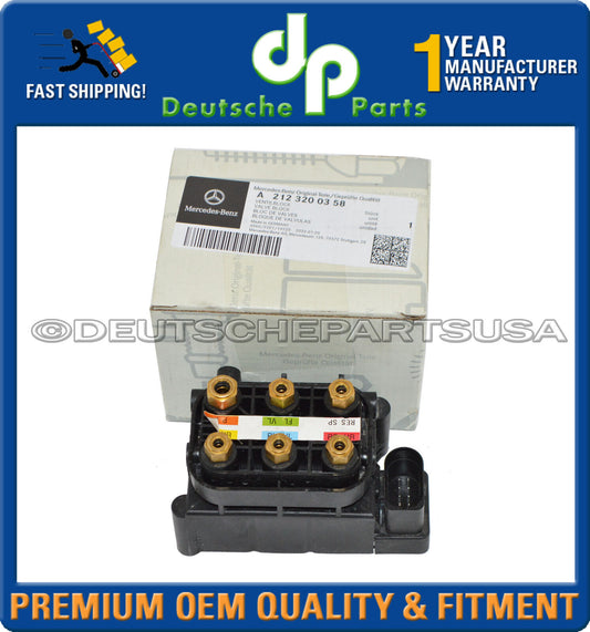 Mercedes Benz GENUINE W164 W166 W221 W251 Pneumatic Suspension Valve 2123200358