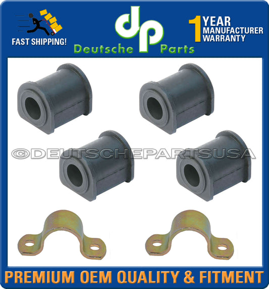 Porsche 911 912 Sway Bar Bushing Rear with Retaining Bracket 90133379303 Set 6