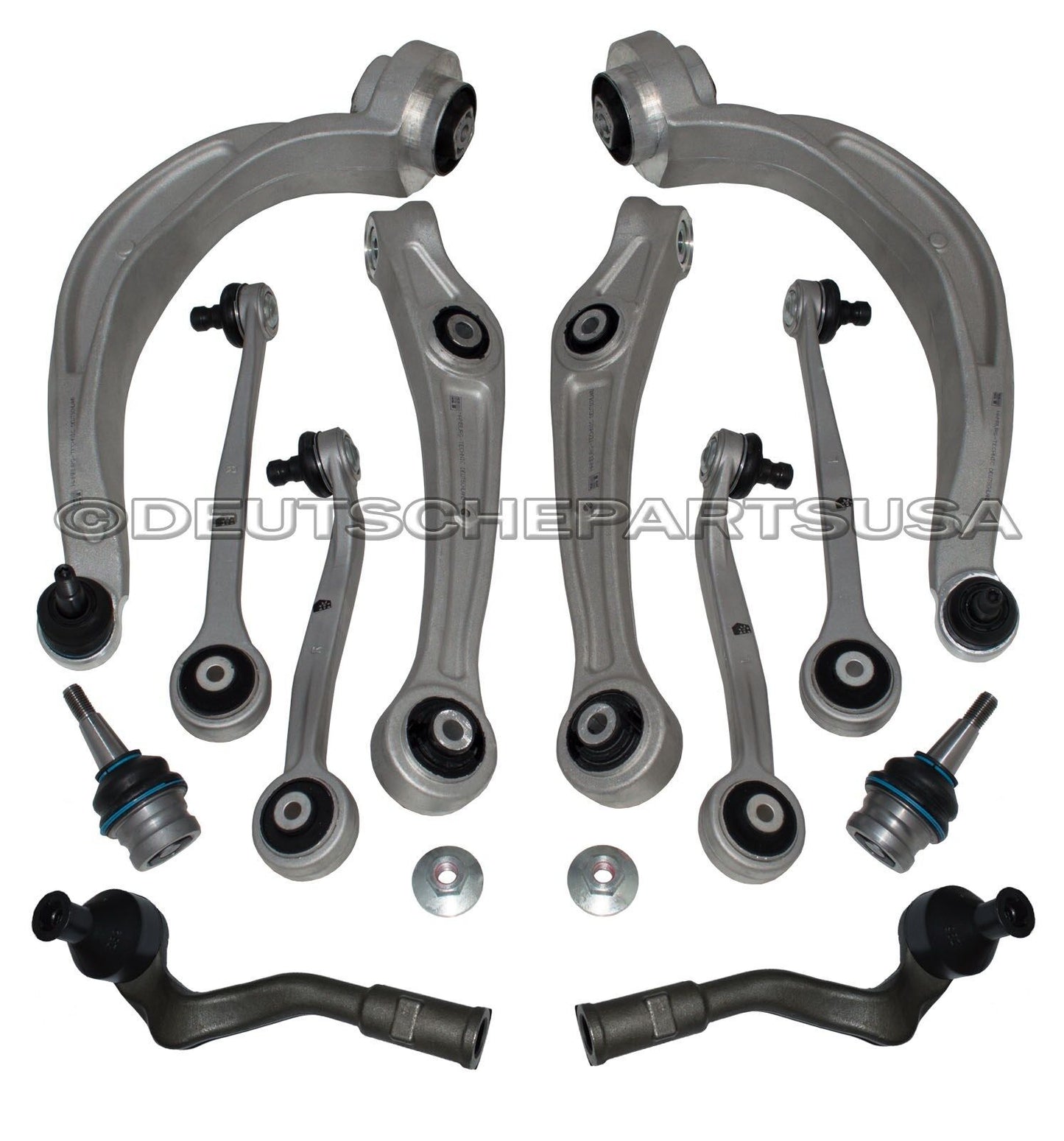 Front UPPER + LOWER Control Arms Ball Joints for Audi A5 Q5 SUSPENSION KIT 12