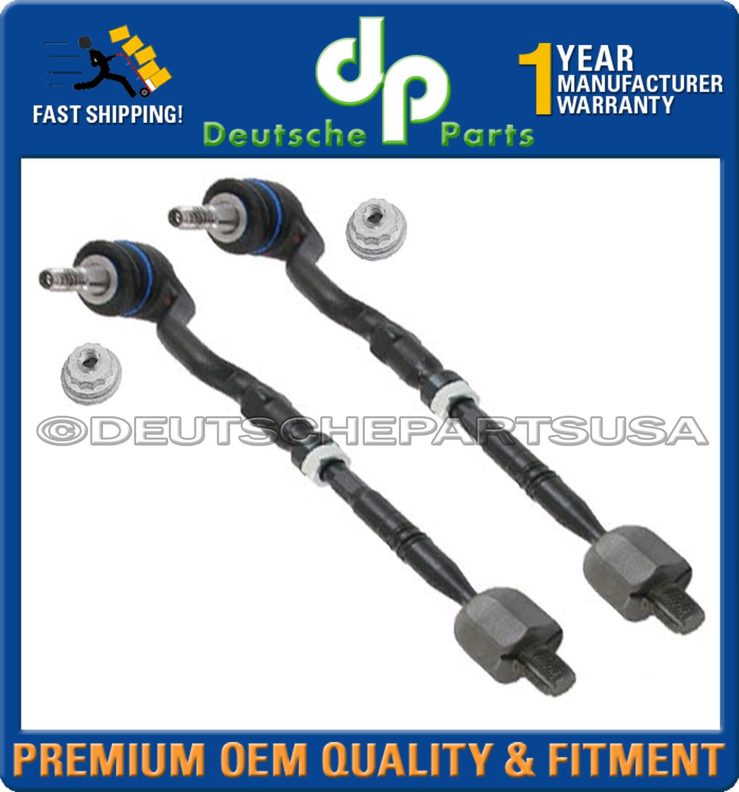 STEERING TIE RODS END INNER + OUTER for MINI COOPER LEFT + RIGHT SET 2