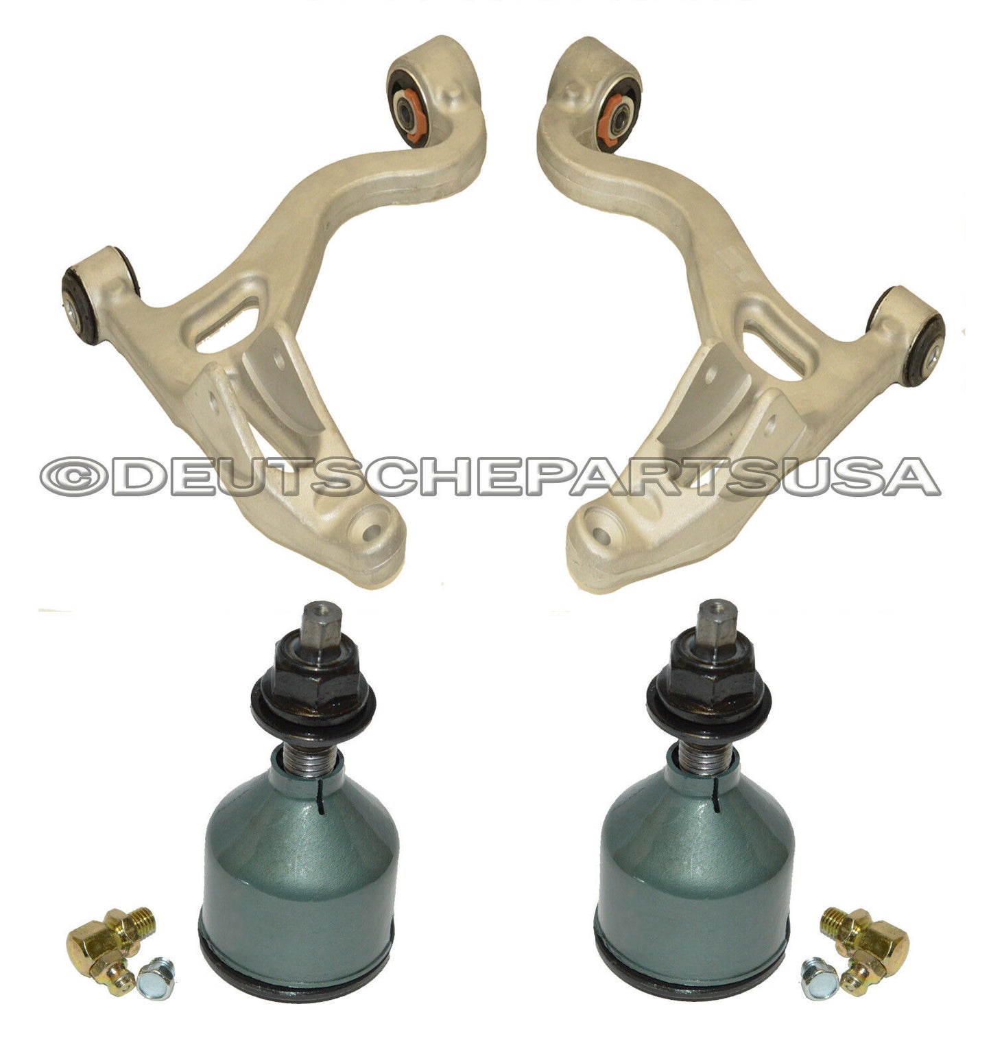 Front Lower Control Arms Ball Joints Bushings LH + RH for Jaguar S-TYPE SET 4