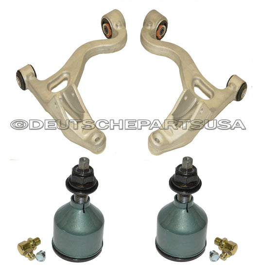 Front Lower Control Arms Ball Joints Bushings LH + RH for Jaguar S-TYPE SET 4