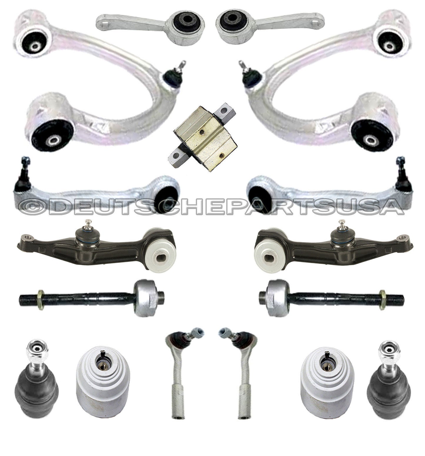 Mercedes W215 Control Arm Arms Tie Rods Engine Trans Mounts SUSPENSION Kit 17