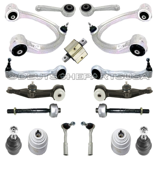 Mercedes W215 Control Arm Arms Tie Rods Engine Trans Mounts SUSPENSION Kit 17