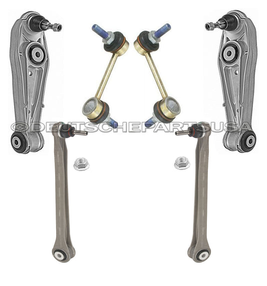 PORSCHE 996 911 REAR Control ARM ARMS Ball Joint Joints Sway Bar Links SET 6