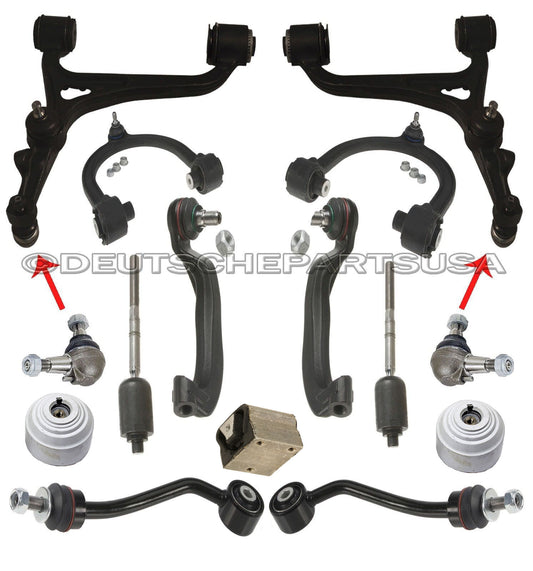 Mercedes W220 4MATIC LOWER Control Thrust Arm Arms Ball Joint SUSPENSION Kit 15