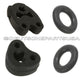 Mercedes w124 Exhaust Hanger KIT Muffler Center Donut Rubber Set of 4