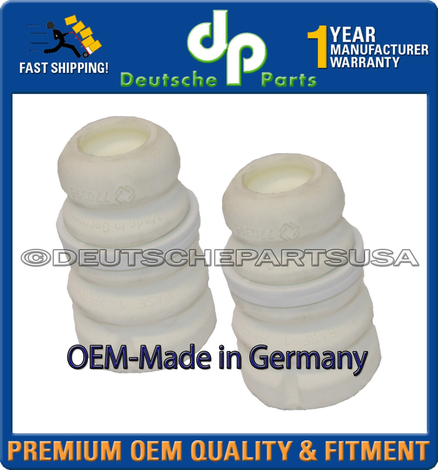 FRONT Strut Bump Stop for MERCEDES W212 L + R Made in Germany 2123210106 Set 2