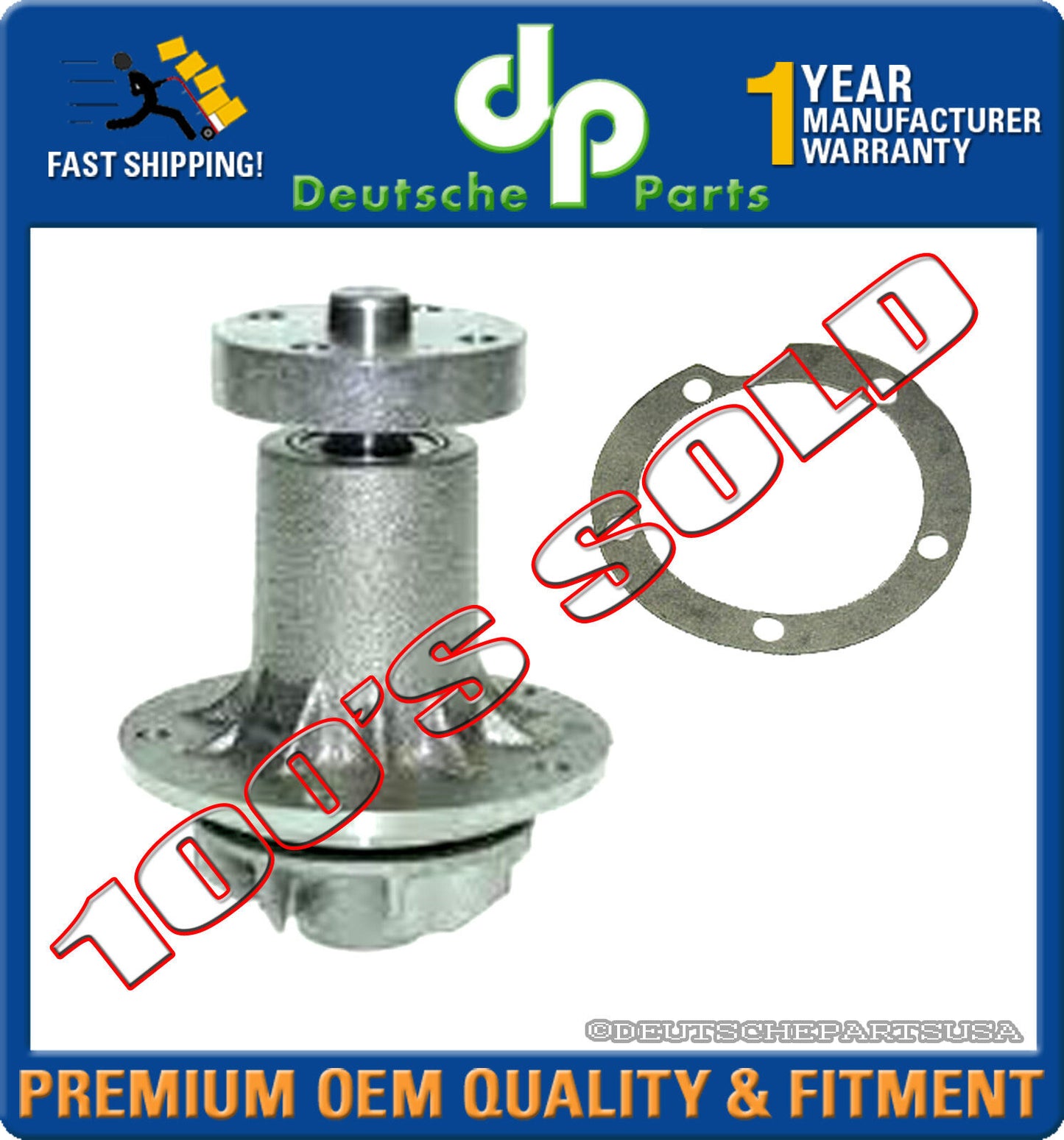 MERCEDES BENZ W108 W109 W110  W114 W115 W116 W123 W126 WATER PUMP 2.8 L6