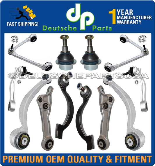 FRONT CONTROL ARMS BALL JOINTS Tie Rods for JAGUAR VANDEN PLAS SUSPENSION KIT 12