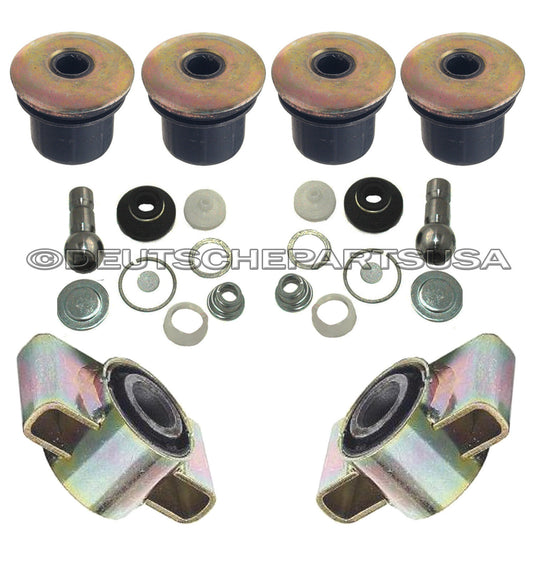 Porsche 944 951 968 Control Arm Arms Ball Joint + Rear Mounts + Bushing Kit 8 pc