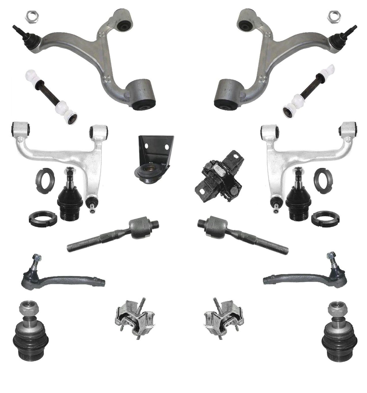 Mercedes W163 FRONT + REAR Control Arms Ball Joints Engine Mounts SUSPENSION Kit