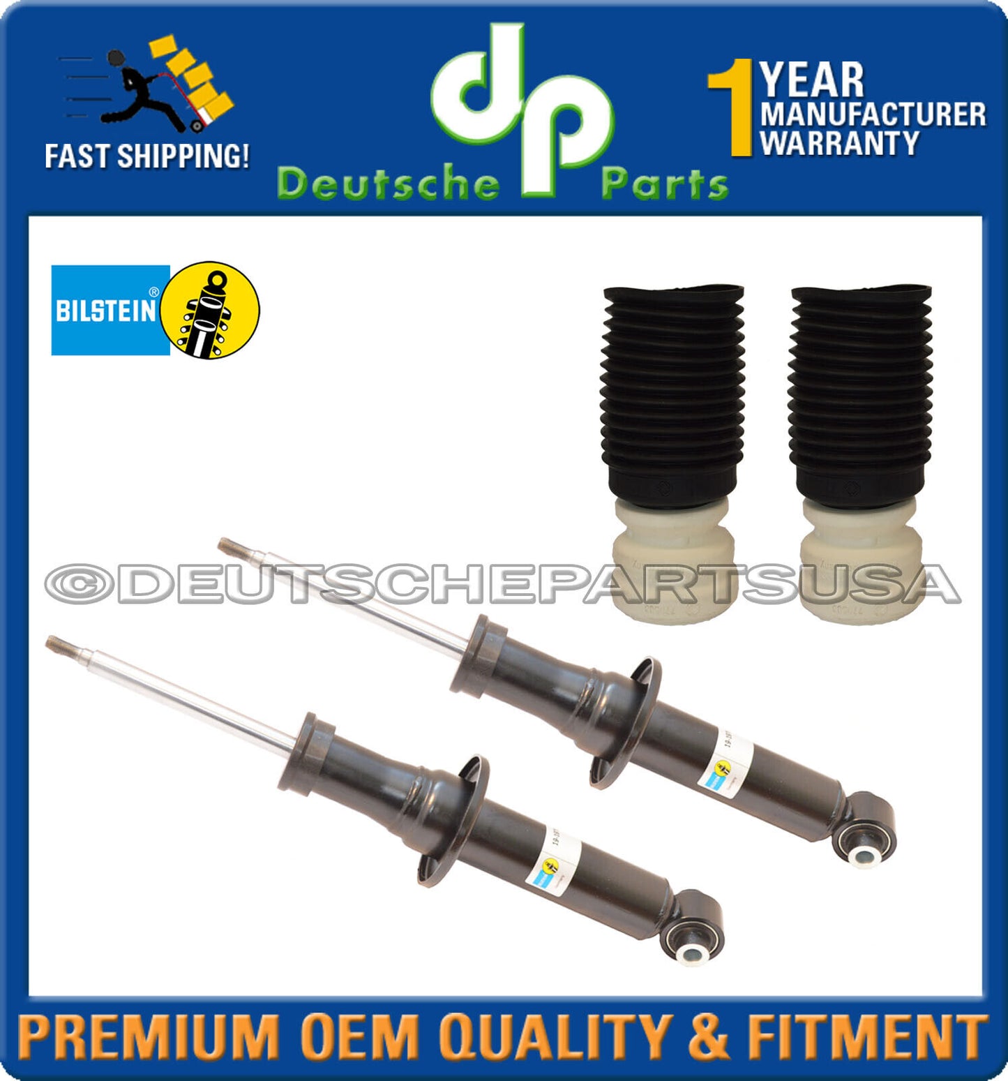 Rear Suspension Strut Shock ABSORBER TOP Mount BUMP STOP BMW F25 F26 X3 X4 Set 6