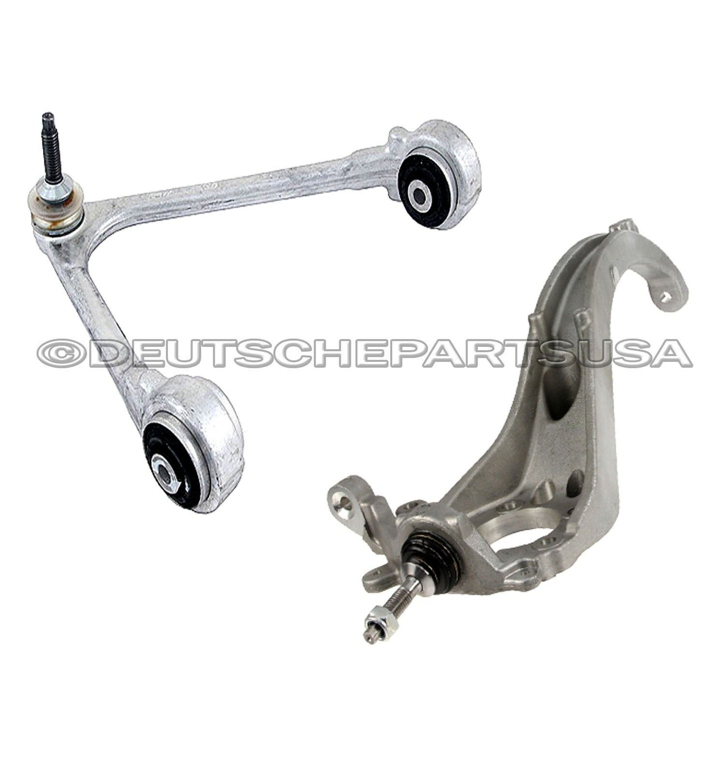 JAGUAR S TYPE UPPER & LOWER CONTROL ARM STEERING KNUCKLE w/BALL JOINTS KIT 2