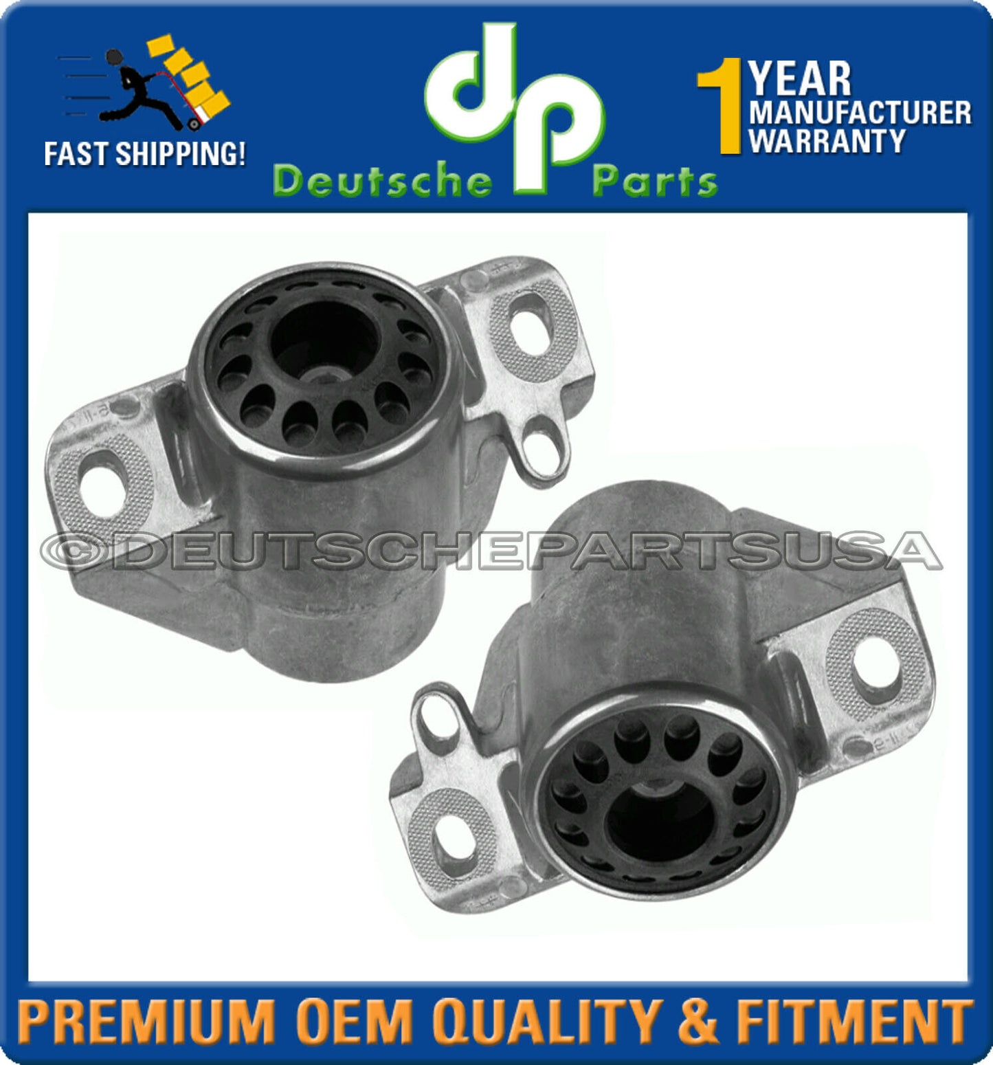 REAR Shock Strut Mount Bump Stops for AUDI A4 A5 QUATTRO 8K0513353E L+R SET of 4