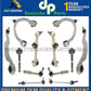 Mercedes W221 S550 S400 Front UPPER LOWER Control Arms Ball Joint SUSPENSION KIT