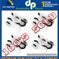WINDOW REGULATOR SLIDER CLIP 51321938884 SET 4 for BMW E32 E34 E36 318i 325i