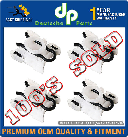 WINDOW REGULATOR SLIDER CLIP 51321938884 SET 4 for BMW E32 E34 E36 318i 325i