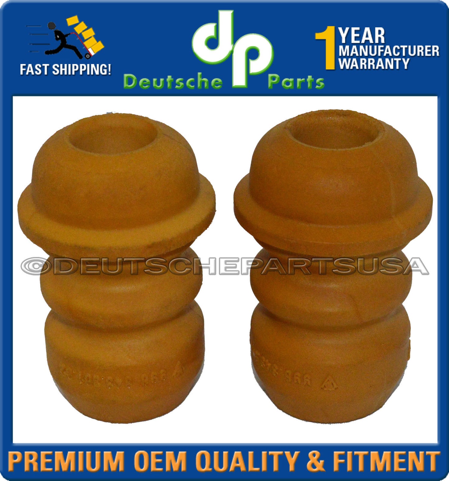 GENUINE Porsche 996 911 Boxster Cayman Strut Shock Mount Bump Stop L+R Set of 2
