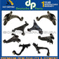 LAND ROVER LR4 FRONT & REAR LOWER + UPPER CONTROL ARM ARMS LH + RH set of 8