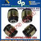 JAGUAR XK XKR Rear Lower Control Arm Fluid Hydrabushes BUSHING Bushings SET 4