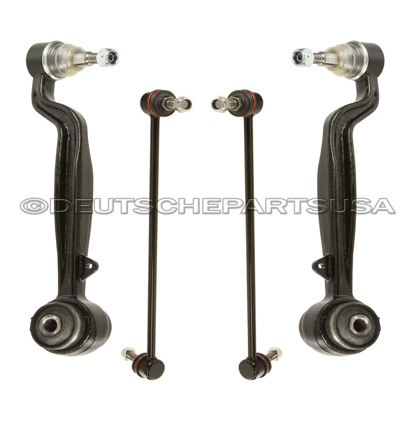 RANGE ROVER FRONT LOWER CONTROL ARM ARMS BALL JOINT + Stabilizer Sway Bar Link 4