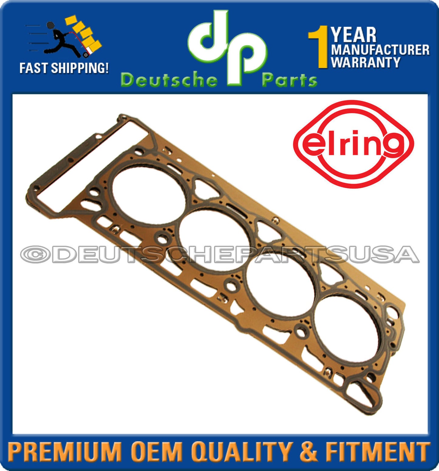 Audi A3 A4 Q5 A5 TT VW JETTA 2.0 Cylinder Head Gasket 06H 103 383AD Elring