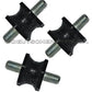 11727559515 BMW AIR PUMP RUBBER MOUNT 11 72 7 559 515 Set of 3