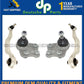 Mercedes W211 E Control Thrust Strut Arm + Upper Ball Joint Joints Set 4