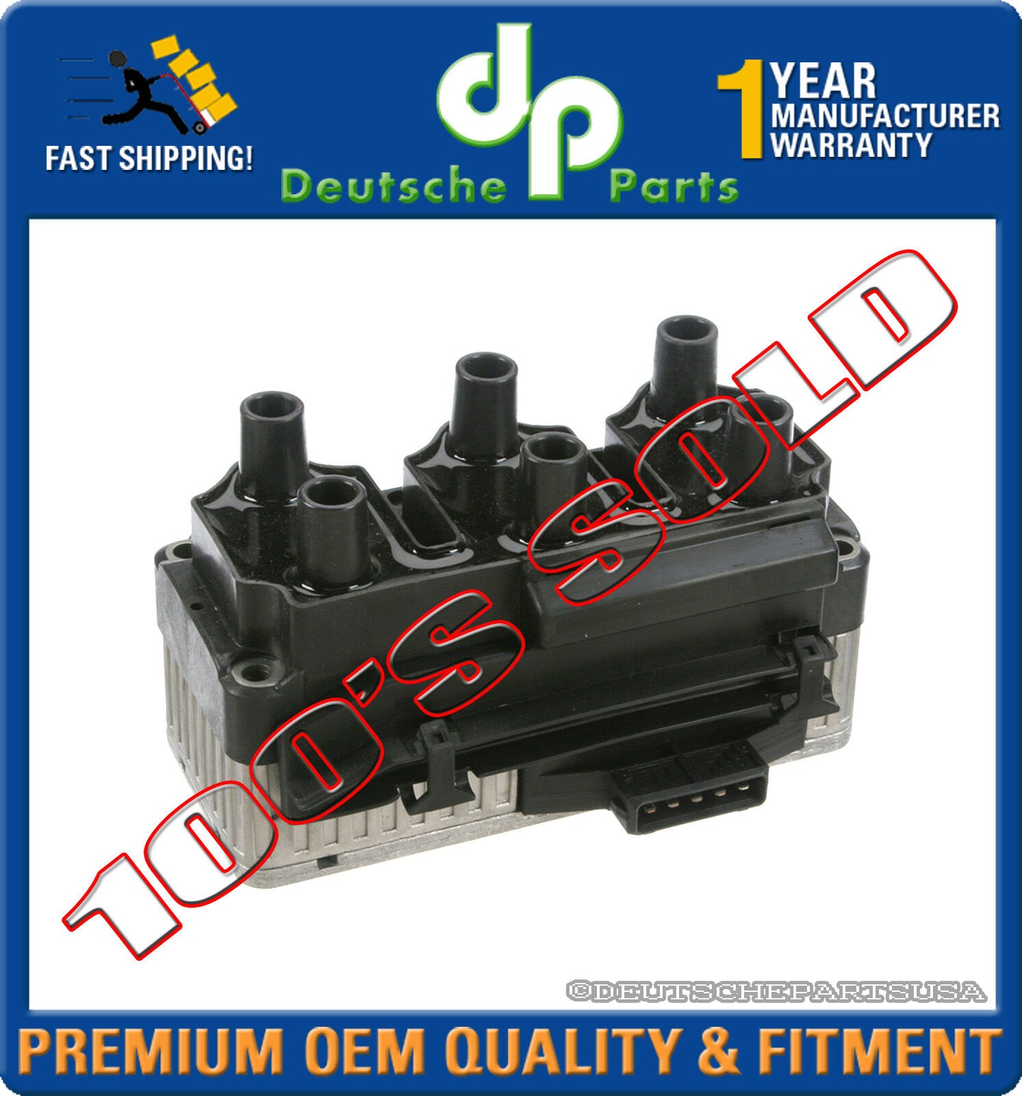 GOLF GTI JETTA PASSAT CORRADO V6 2.8 IGNITION COIL PACK 021 905 106 / 021905106