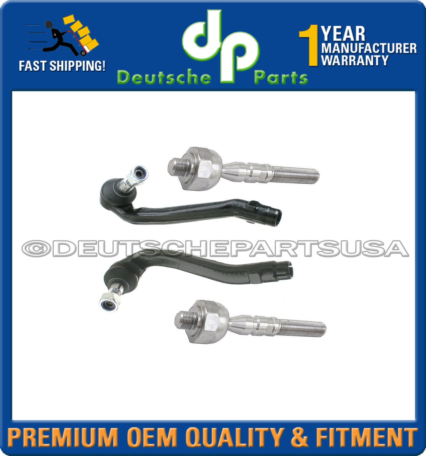 Mercedes W163 ML320 ML430 ML350 ML500 Inner Outer Tie Rod Rods Rack Boot Kit 6